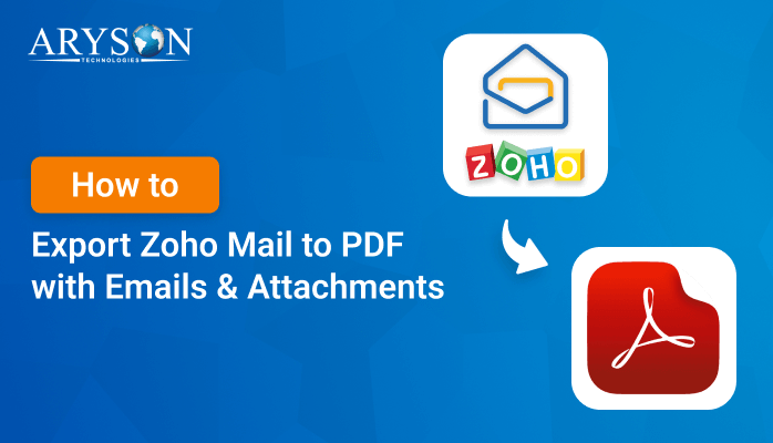 export Zoho Mail to PDF